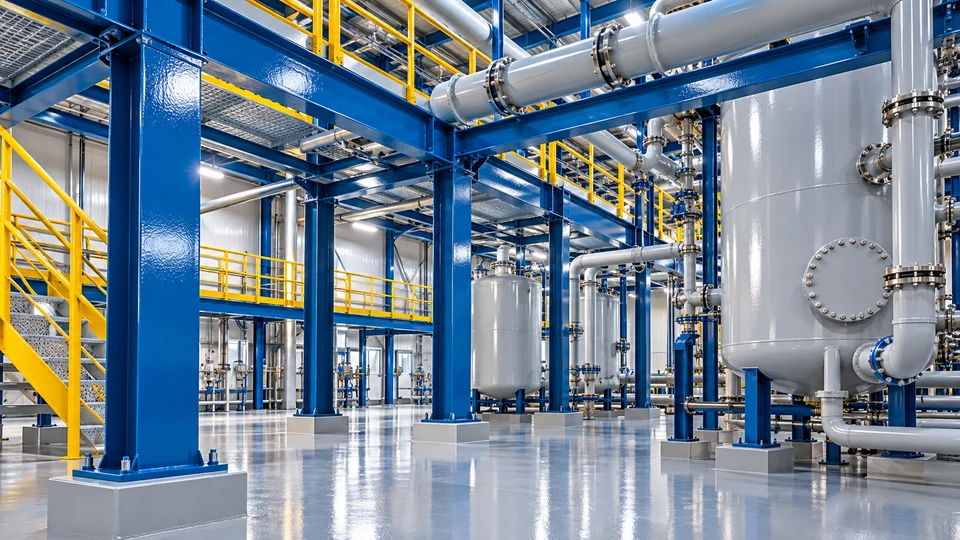 Epoxy steel protection — three-coat system