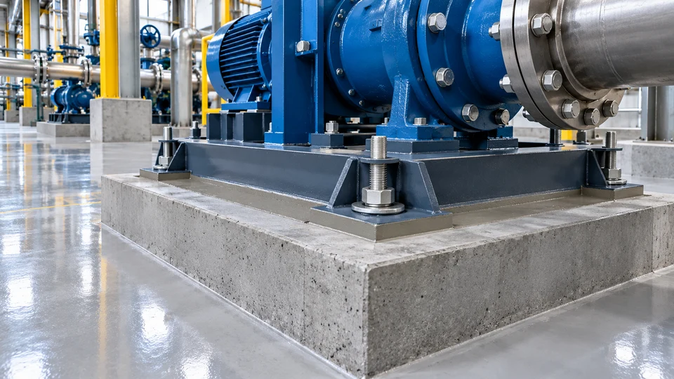 Non-shrink cementitious baseplate / bolt grouting