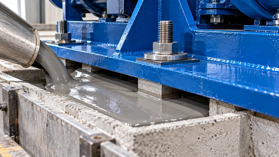 Precision epoxy equipment grouting