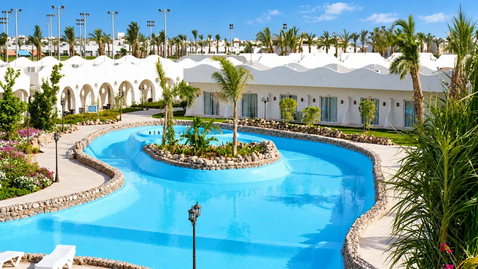 Resort/pool environment visual